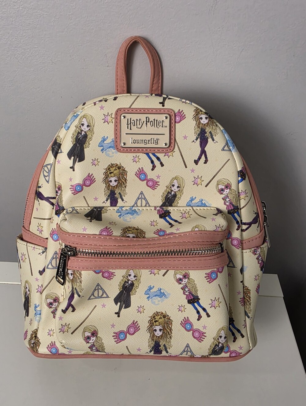 Loungefly Harry Potter Luna Lovegood All Over Print Womens Double Strap Bag